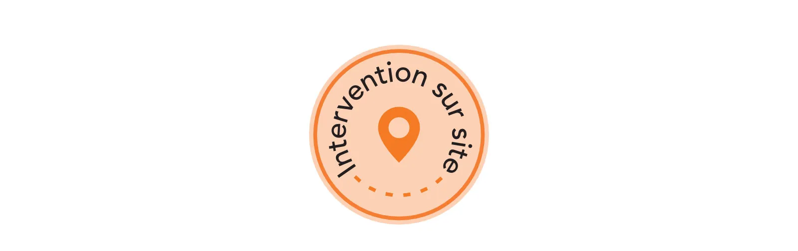 Pictogramme intervention sur site